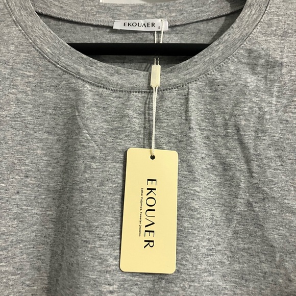 NWT Ekouaer 100% cotton Knit Lounge Set - Picture 2 of 3